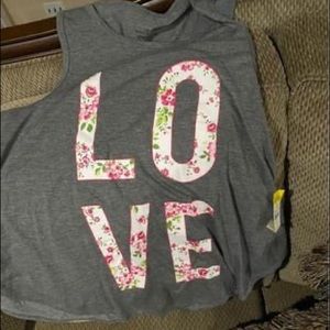 New 3X love tank top